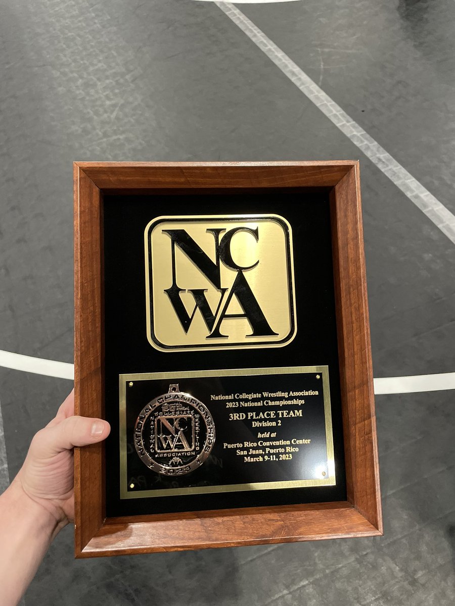 sru_wrestling's tweet photo. 3rd place as a team in D2!! We coming back to the states with some hardware. https://t.co/2ojjSU2eEf