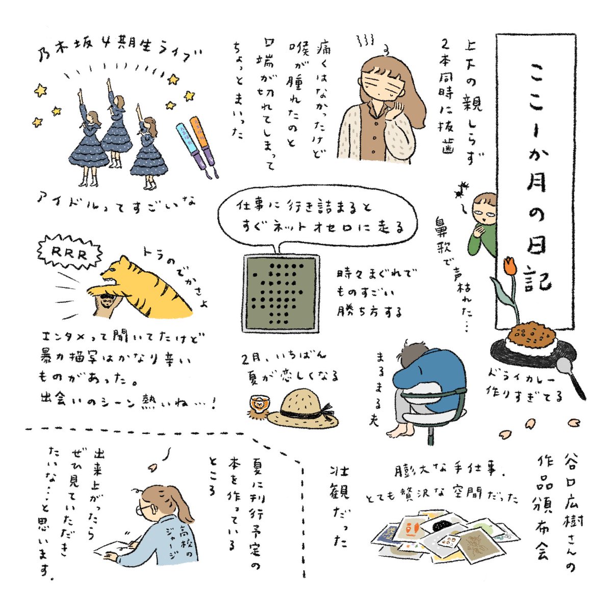 2月、3月の日記 