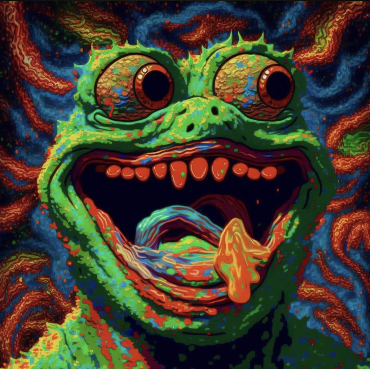 PrObLeMChiLd325's tweet photo. Something about this Bepes NFT. Can’t wait to burn it to btc. #bepes #nft #pepe @OxBlueBeam https://t.co/Mw01FMp5Nd