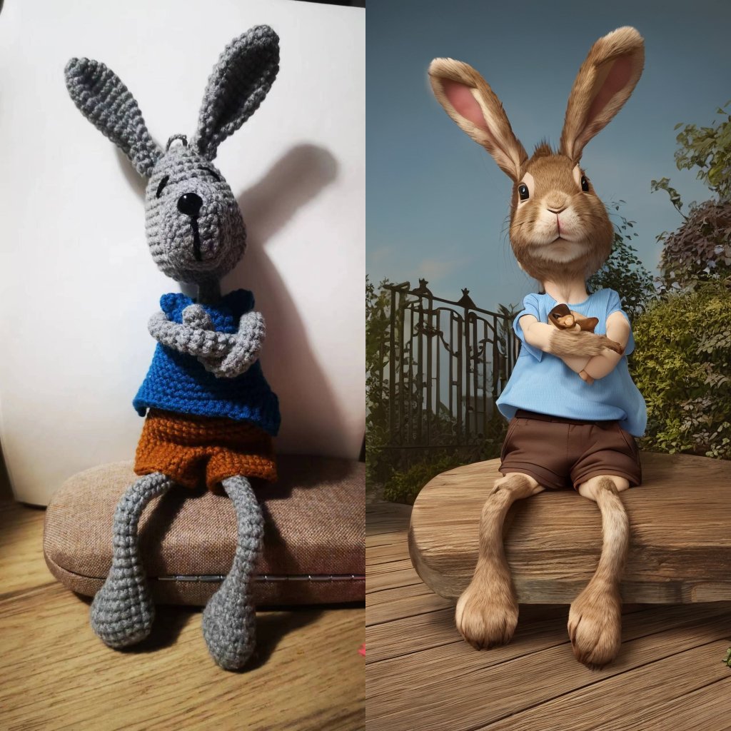 LarsPach's tweet image. My wife loves knitting cute animals and Im passioned about AI.
#depthmap on #ControlNet