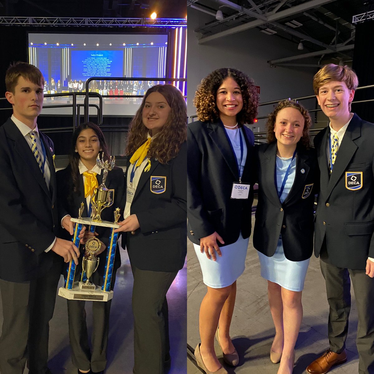 Congratulations to our project management groups! Sam, Disha and Evelynn earned 3rd place and Avery, Courtney and Peyton placed 4th. All will be heading to Orlando for ICDC!