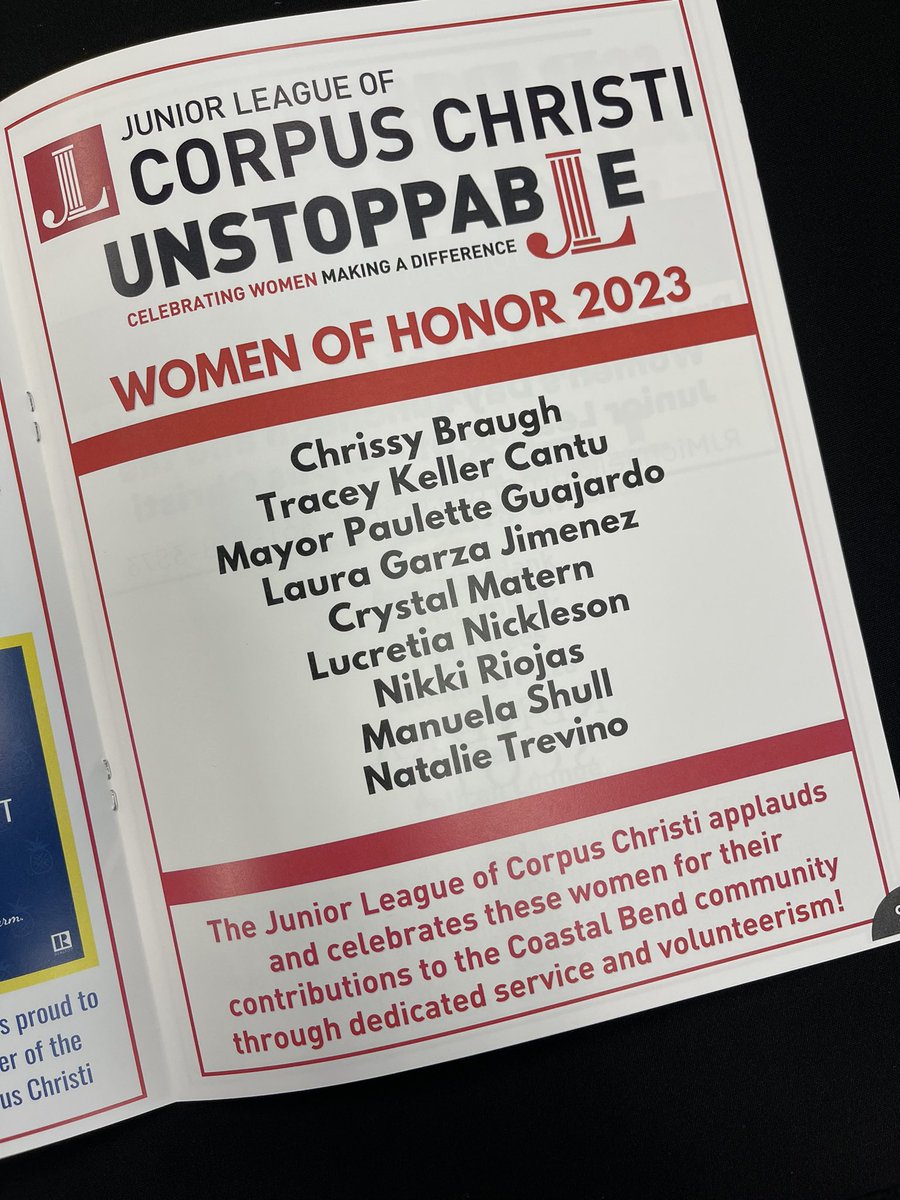 Thank you for having me <a href="/JuniorLeague/">The Junior League</a> of Corpus Christi. 

<a href="/CrownSpeakers/">CrownSpeakersBureau</a>