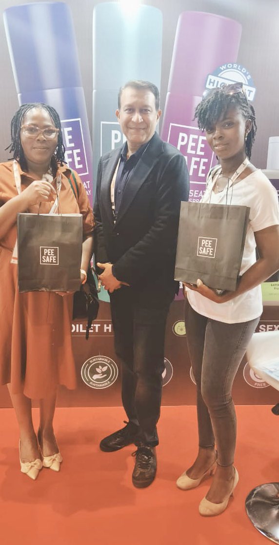 Happy me, when you meet distributor prospect from an African nation who come prepared with all data on how @PeeSafe can do well in their country. 

#MakeInIndia #periodcare