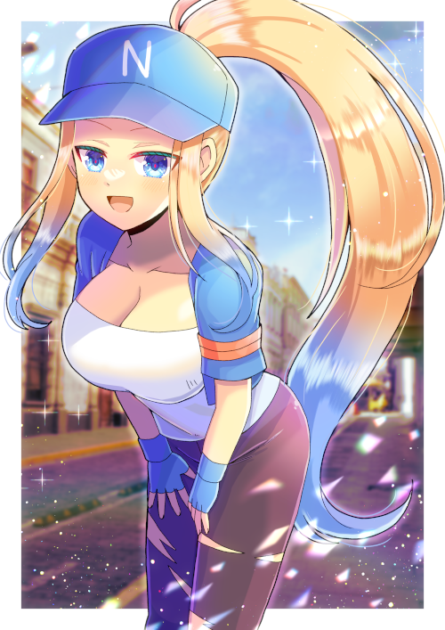 「LeBushyMustache()さん宅のオリキャラさんを描かせて頂きました!リ」|ヒヨヨ@skeb募集中のイラスト