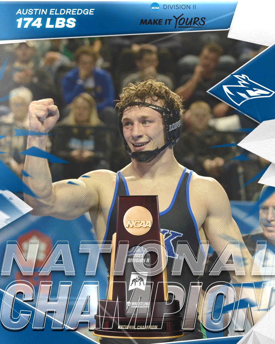 AUSTIN ELDREDGE DOES IT AT 174 LBS FOR NEBRASKA-KEARNEY!

#D2Wrestle | #MakeItYours