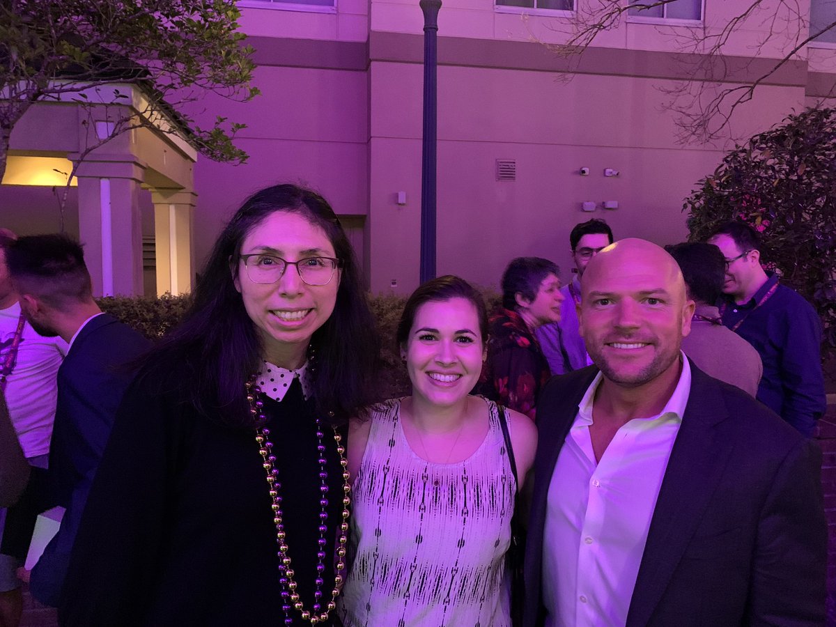 Janiranavarro's tweet image. Always a great pleasure catching up with old #RFEC members! Dana and Adam! Enjoy NOLA! #USCAP23 #pathology #pathologists #PathTwitter #SPRF23
