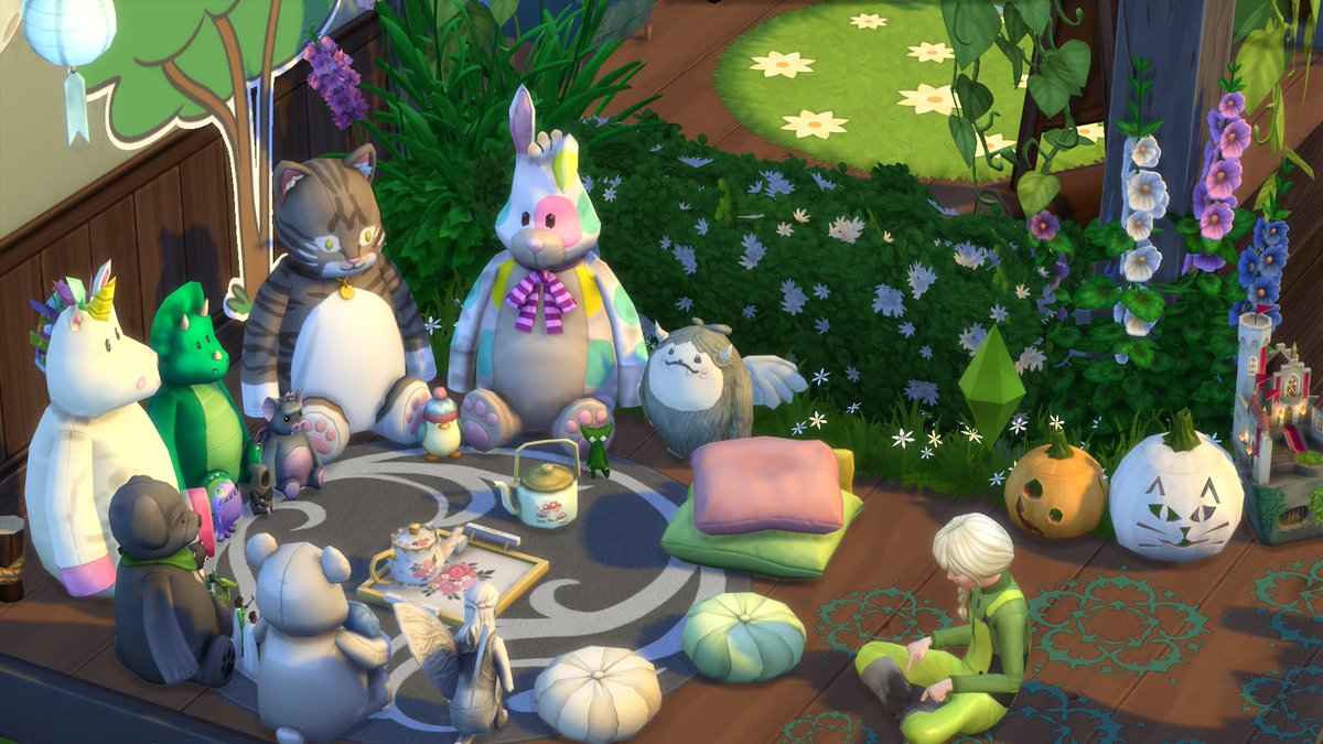 rubithhaa's tweet photo. @TheSimCommunity my entry for the disney shell challenge!! it's inspired by my favorite lost disney franchise -- pixie hollow! โจ๐งโโ๏ธ #SCDisney https://t.co/1dt4lB1Dtc