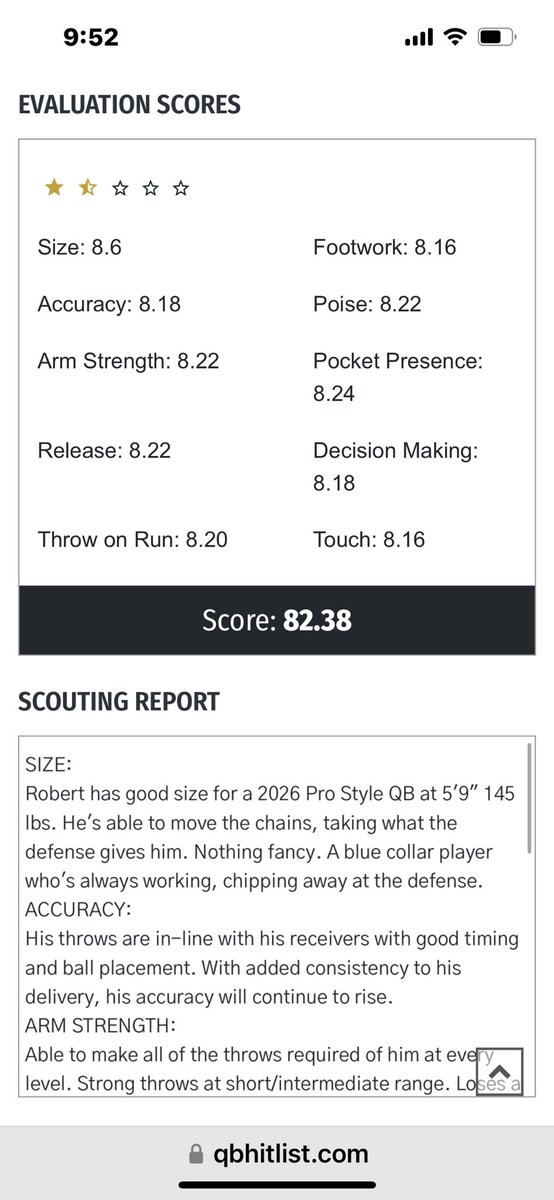 QBHitList's tweet photo. Just released! @QBHitList Premium 2026 QB @RJWeaver06 Strasburg Hs(CO) 

Evaluation, Scouting Report and Score‼️

👀 Check it out!

⏩⏩⏩Profile: https://t.co/ABRqC8E51c https://t.co/VKJFFKrrxN