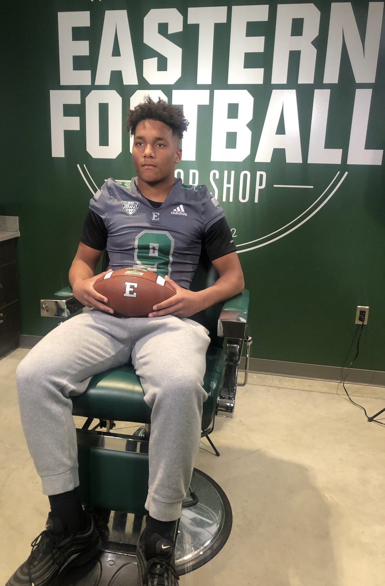 Tyson_Davis2026's tweet image. Had a great time at @EMUFB thanks for the hospitality!!  @Coach_Creighton @taverj @_elijahdavis