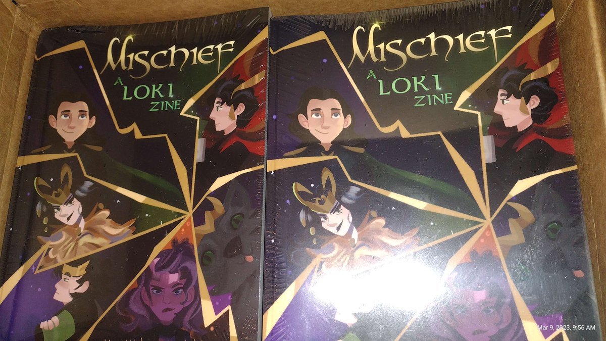 LokiZine's tweet photo. The physical zines have arrived!!
Updates will be posted when we recieve the rest of the merch and emails will be sent when your order is shipped! https://t.co/SeWMA7VNIr