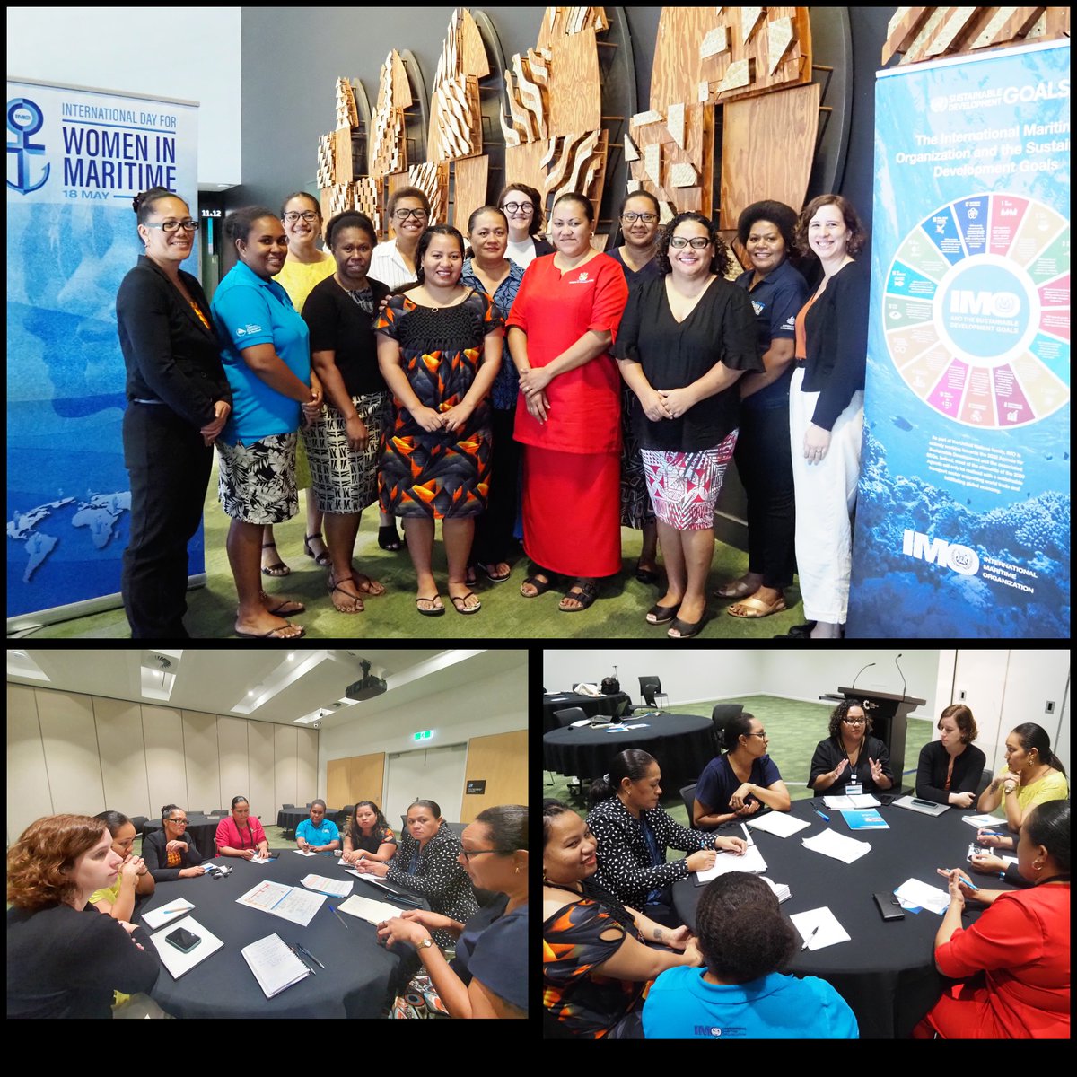 A privilege being in spaces and conversations that look to benefit the Pacific & working alongside the best @IMOHQ @spc_cps @AMSA_News @PacWima - 3rd Regional Conference for Pacific WomenInMaritime & 9th PacSAR Workshop - 27 Feb-3 March 2023🌊⛵️⚓️💝 

#SDG5 #PacWIMA #ChangeMakers