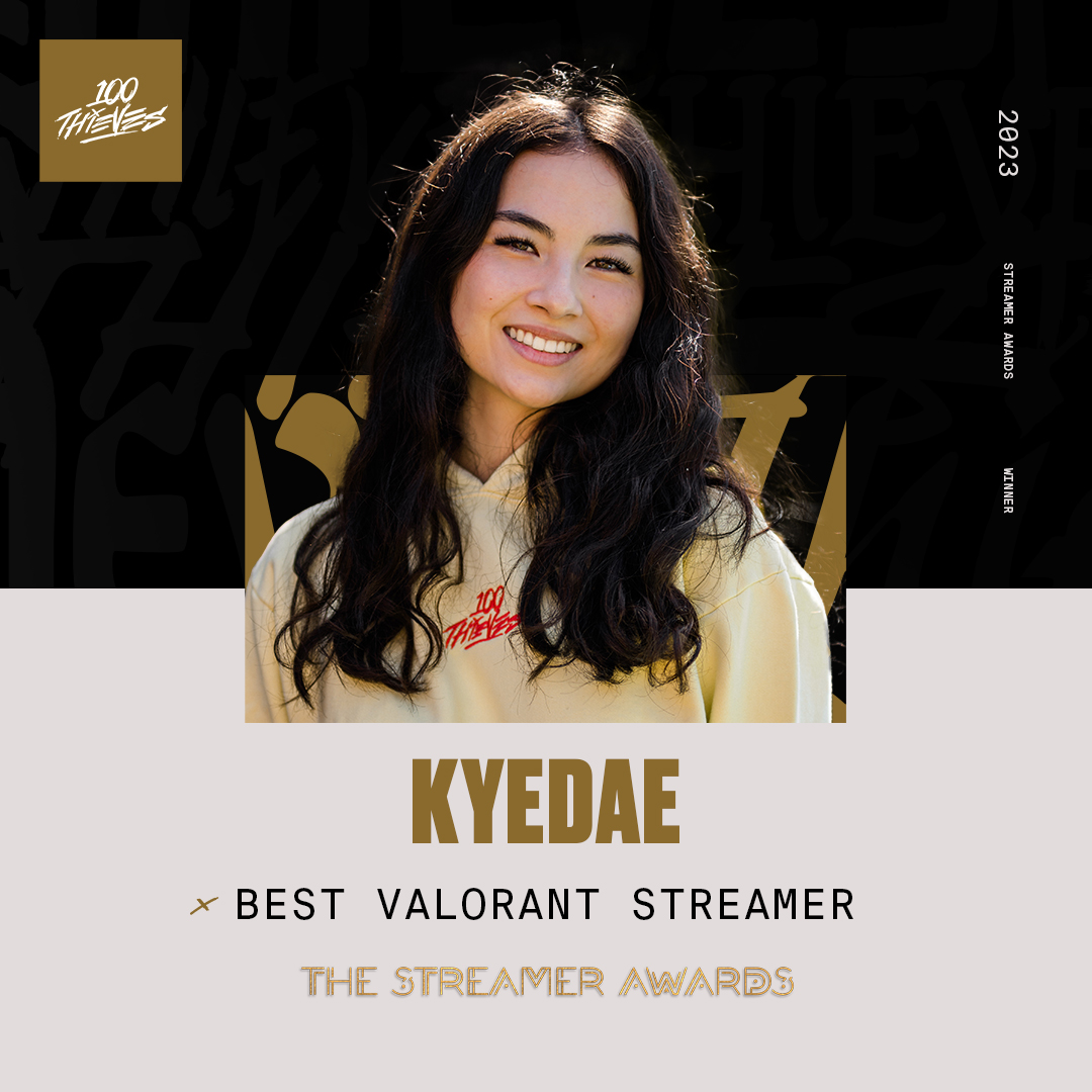 100 Thieves on X: BEST VALORANT STREAMER, @kyedae 👑   / X