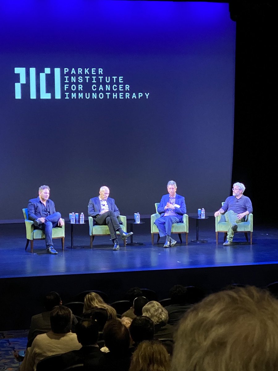 @sparker⁩ ⁦@carlhjune⁩ ⁦⁦@BLLPHD⁩ and ⁦Ross Kauffman⁩ discuss the future of cell therapy after an astonishing showing #ofmedicineandmiracles #celltherapy