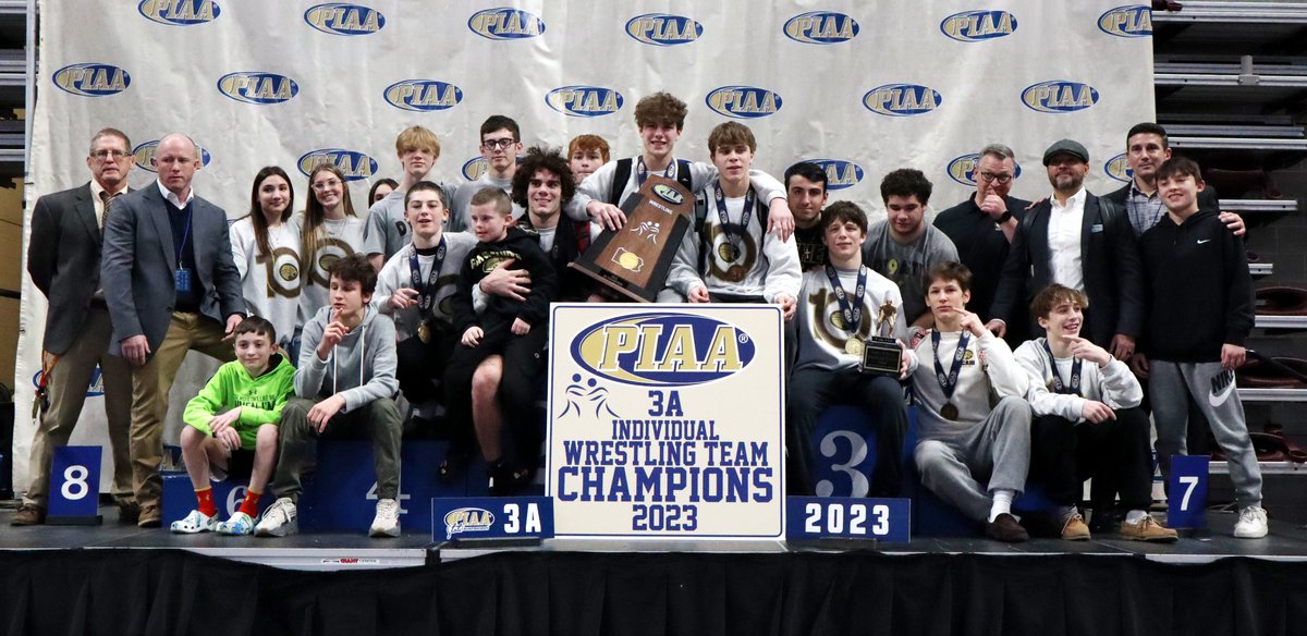 The 2023 PIAA Class AAA Wrestling Championships are in the books! Full results: live.pa-wrestling.com/2022-2023/piaa… Team champ: Bethlehem Catholic OW: Kollin Rath, Bethlehem Catholic, 139 pounds