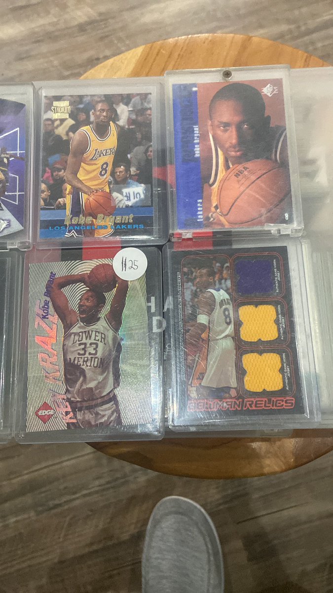 CoachRehmert's tweet photo. @CardPurchaser Hardcourt holoview-$375
Dunk Masters-$175
Bowman Triple Patch/50-$175
Stadium Club Rookie-$25
Edge Rookie-$75
SP Rookie-$25 https://t.co/Gnekk3Sc5f