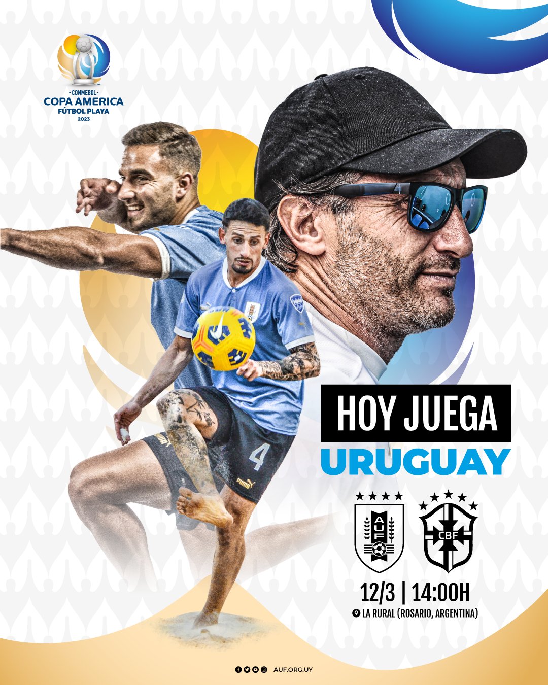 Fútbol Playa AUF on X: 🇺🇾 ¡𝗛𝗢𝗬 𝗝𝗨𝗘𝗚𝗔 𝗨𝗥𝗨𝗚𝗨𝗔𝗬! Se