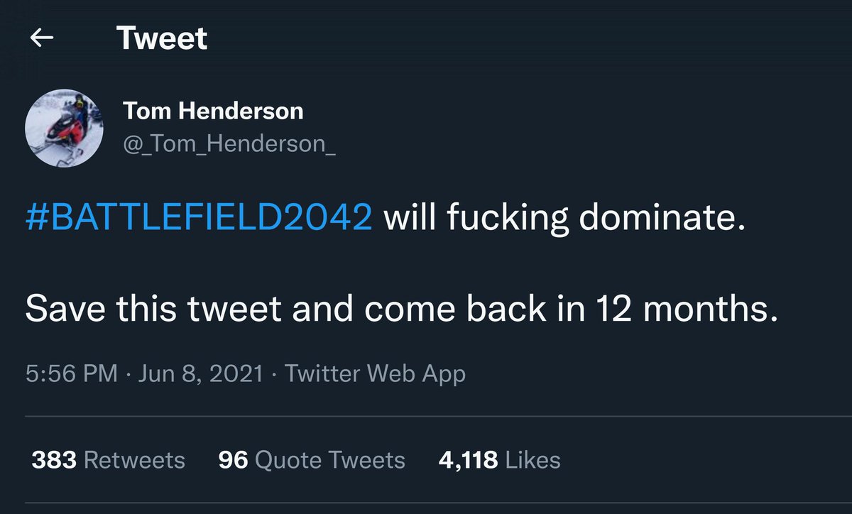 Battlefield moments that precede unfortunate event tweet media