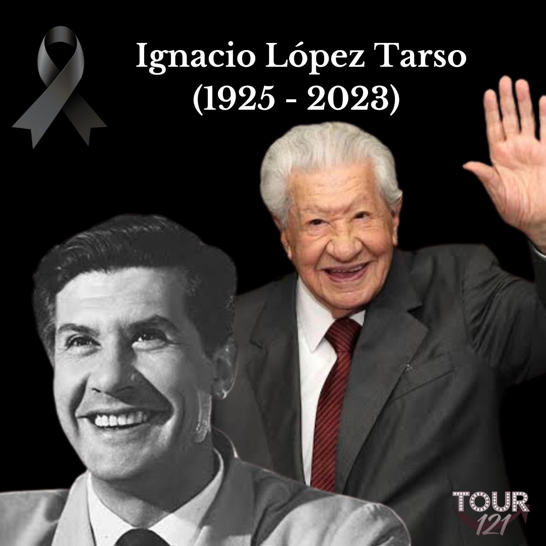 tour121of's tweet photo. Lamentablemente esta noche
ha muerto el primer actor Don Ignacio López Tarso, una de las figuras más representativas de la cultura y el entretenimiento de México, a sus familiares les mandamos nuestro más sentido pésame. 

QEPD. DON IGNACIO LÓPEZ TARSO 

#IgnacioLopezTarso #QEPD https://t.co/Vm1kB4sLGN