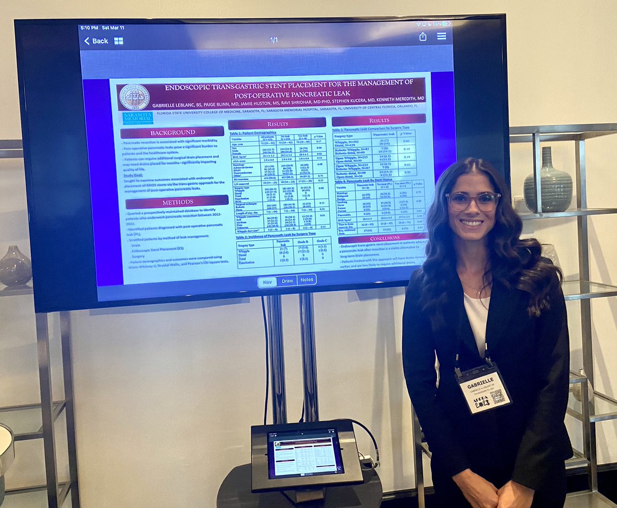 leblanc__gab's tweet photo. A great weekend here in Miami ☀️Thank you @AHPBA for the opportunity to present our research! #AHPBA23 https://t.co/7vx2aLHtYI