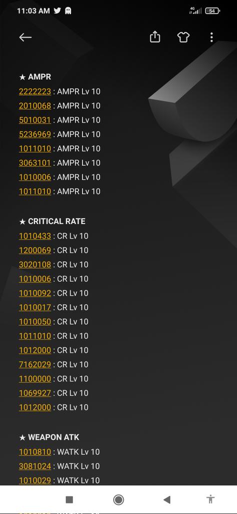 Toram_Jiang's tweet photo. Hello my Toram Friends, I just want to share my compilation of Food Buff Land Codes for y'all to enjoy, If you know any other food buff land codes which have higher lvl, lemme know and I'll add them on the list. Thank you
Part 1
#Toram #ToramOnline #LandCode https://t.co/Iet1FEA35u