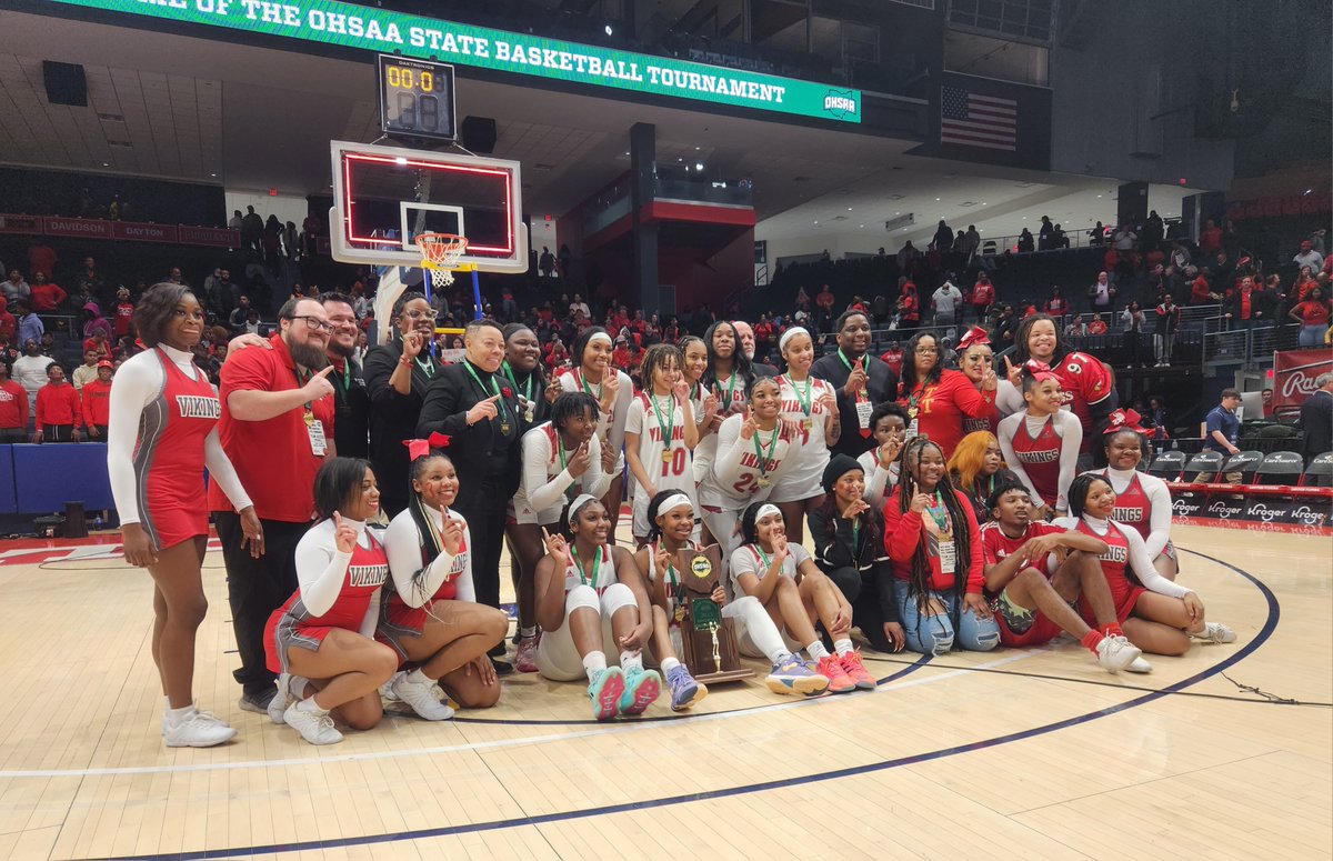 Congratulations to the 2023 #OHSAA Division I girls basketball state champions, the Cincinnati Princeton Vikings!