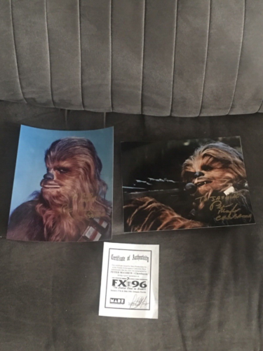 Peter Mayhew Star Wars Chewbacca signed Autograph 8x10 photo Lot Of 2 COA https://t.co/DRY6NiHTSQ eBay https://t.co/rOpLSy65pE