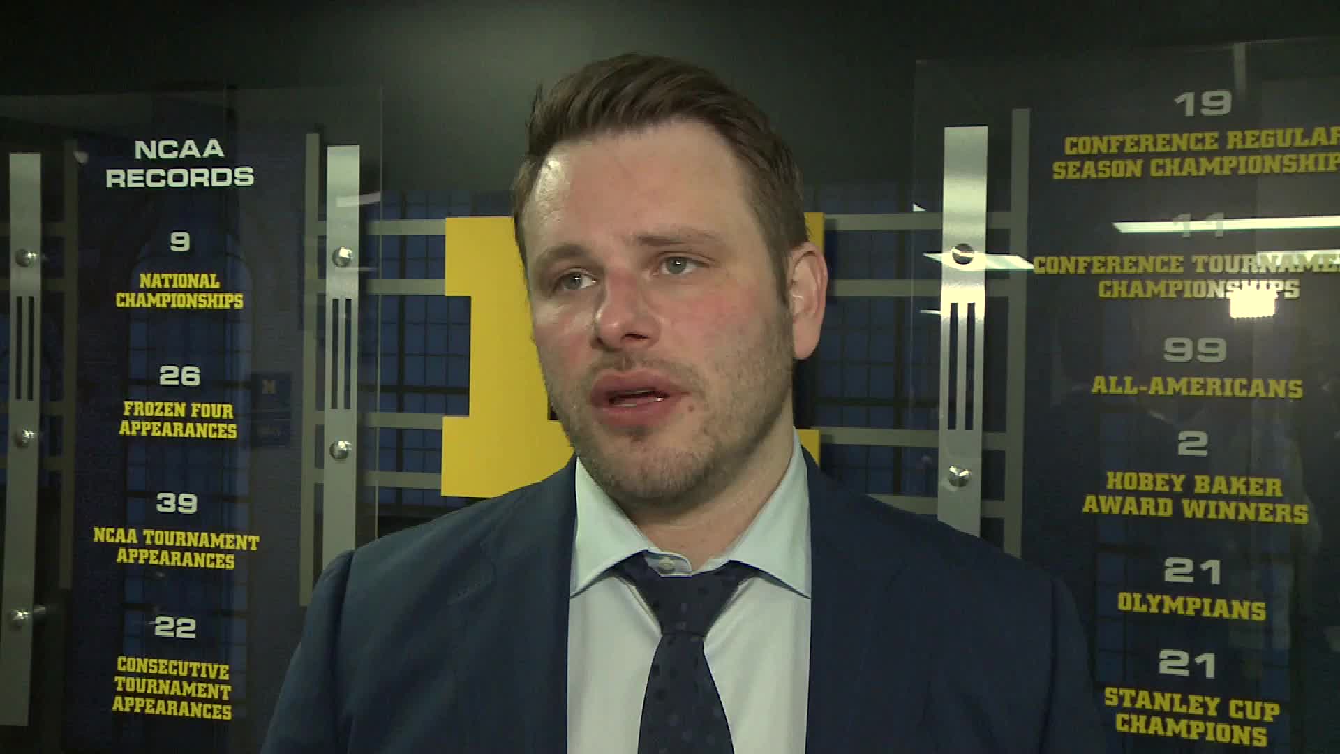 Michigan Hockey on Twitter "Hear from Coach Brandon Naurato after