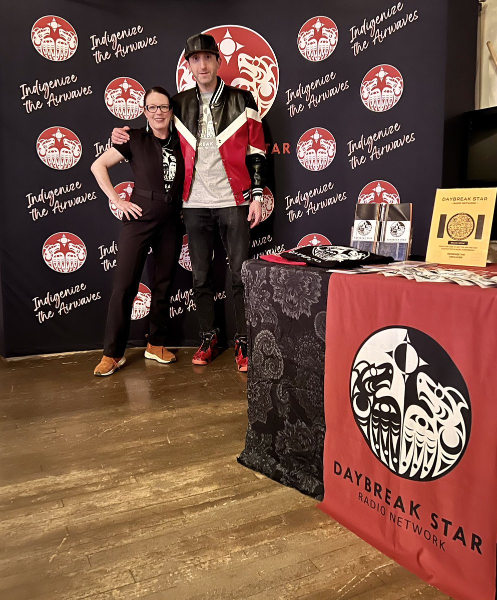 DaybreakRadio's tweet image. Dirty Harry and Red in front of the meet and greet photo op area at DigniTEASE!!!  #burlesque #NativeMedia #NativeTwitter