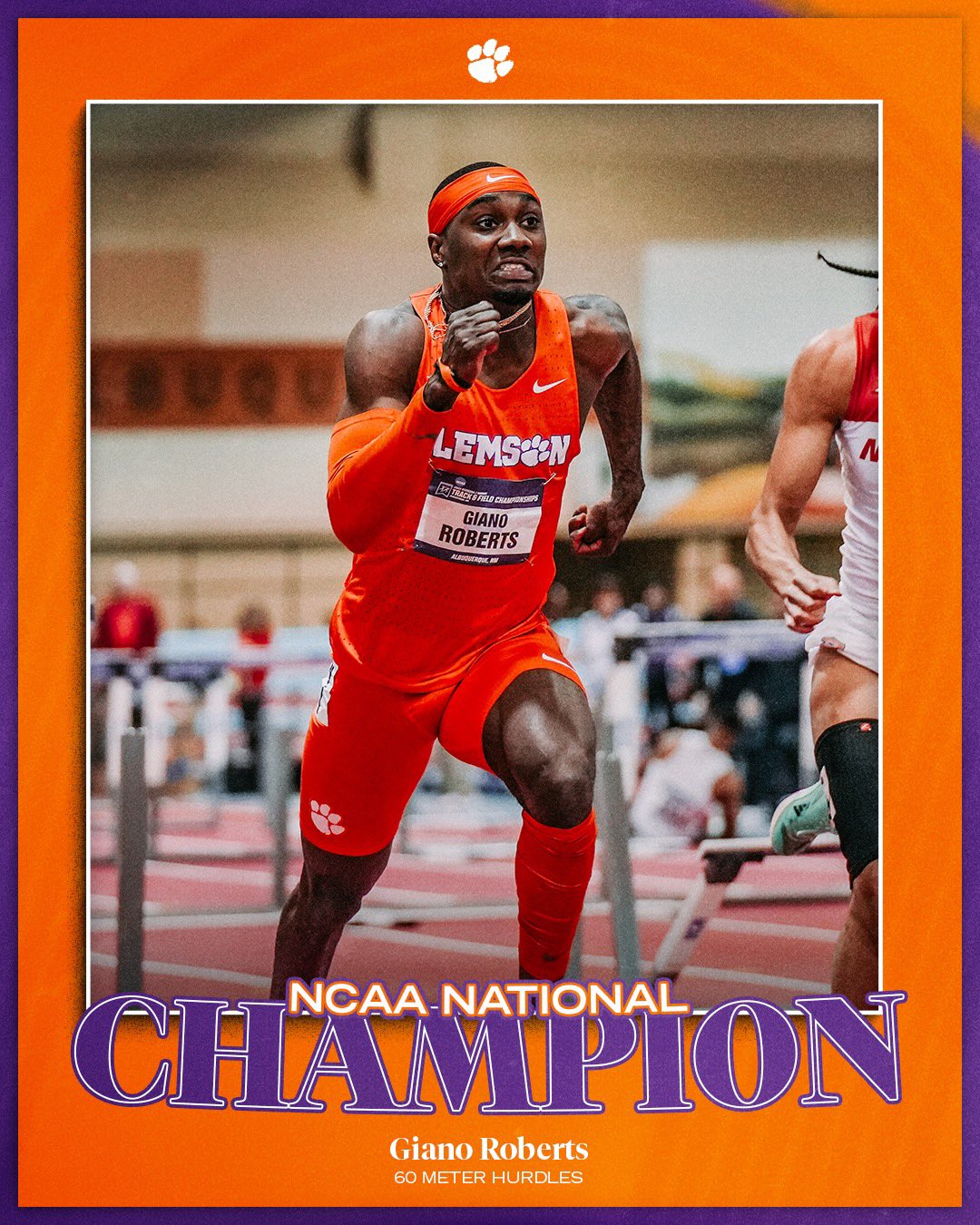 Clemson Track Field On Twitter Say It With Us Giano Roberts Is A clemson-track-field-on-twitter-say-it-with-us-giano-roberts-is-a