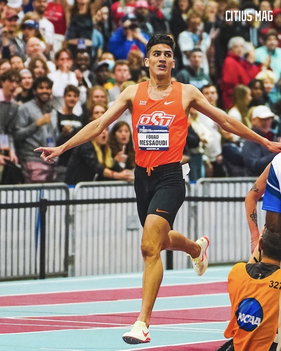 CITIUS MAG (@citiusmag) on Twitter photo It ainโt over โtil itโs over ๐
<a href="/FouadMess1/">Fouad Messaoudi</a> uses a 26.77 final 200m to get through the crowd and win the #NCAATF 3000m in 7:48.10 for <a href="/run4okstate/">Oklahoma State XC/T&F</a>. Half a second separated the top 3๏ธโฃ finishers. It ainโt over โtil itโs over ๐
<a href="/FouadMess1/">Fouad Messaoudi</a> uses a 26.77 final 200m to get through the crowd and win the #NCAATF 3000m in 7:48.10 for <a href="/run4okstate/">Oklahoma State XC/T&F</a>. Half a second separated the top 3๏ธโฃ finishers.