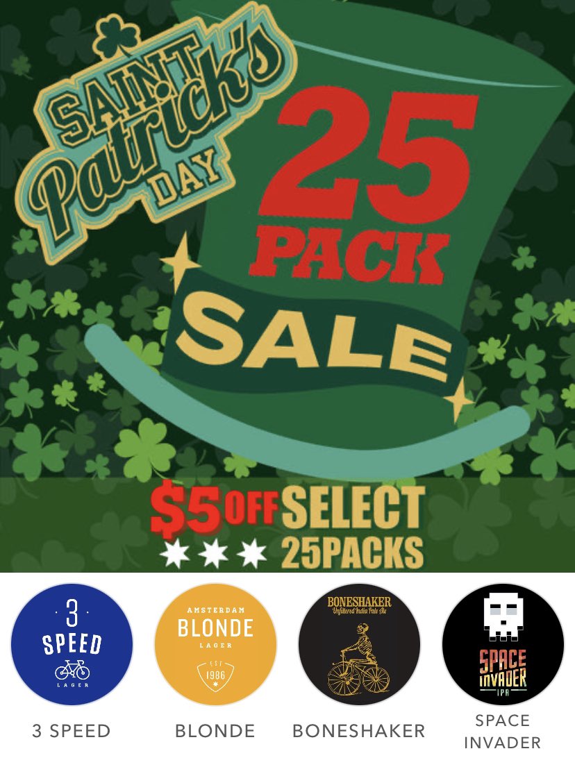 Get $5 off Blonde, 3Speed, Boneshaker and Space Invader 25 for a limited time only.

Shop online or download our APP
📱’Amsterdam Brewery Shop’ on the Apple Store and Google Play for a bonus free lunchbox 🍻