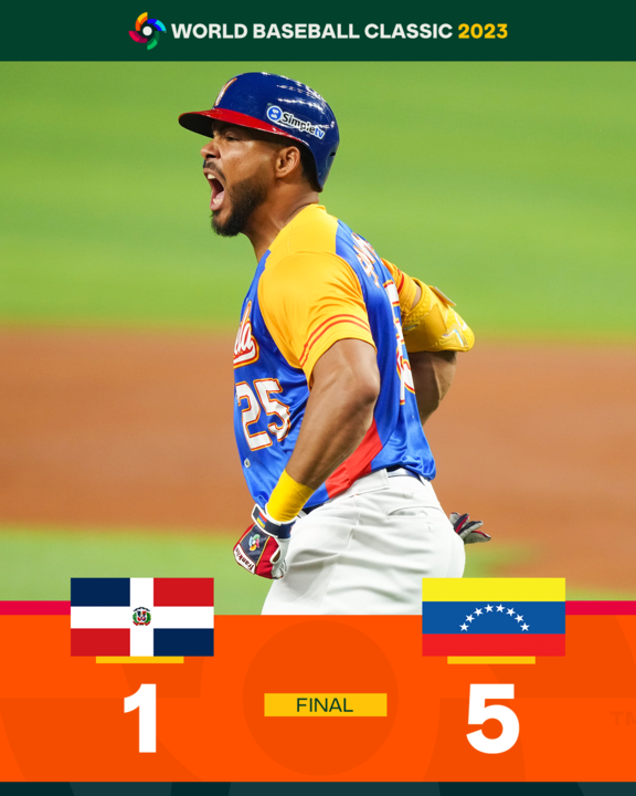 World Baseball Classic on X: Team Venezuela wins its first game