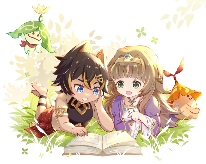The world need more smoll Dehya and Dunyarzad!I'm trying to increase my twitter engagement,please consider to follow me if you like my art!though I warn you I'm not a fast artist or replier...(';ω;`)ウッ… IlltrymybestSOB#Dehya #Dunyarzad #Dehyarzad #GenshinImpact #原神 