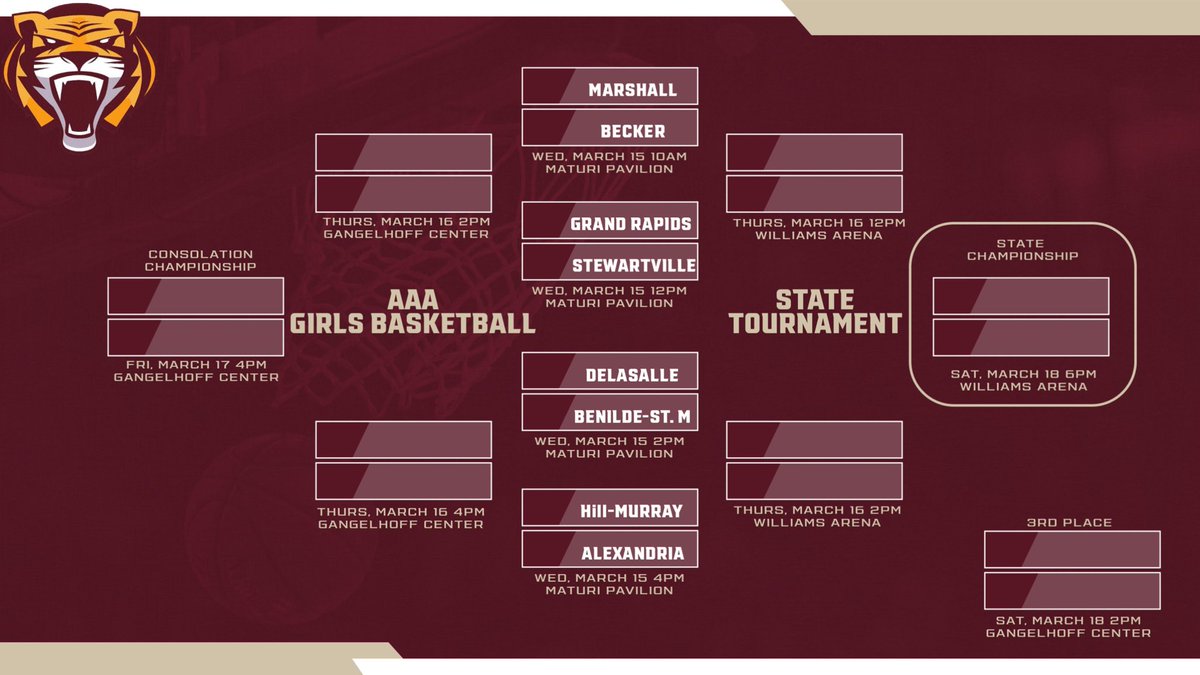 We have received the 4 seed and are excited for the big dance!!  Bracket below!  #Meraki #BtB #MAF #6thman