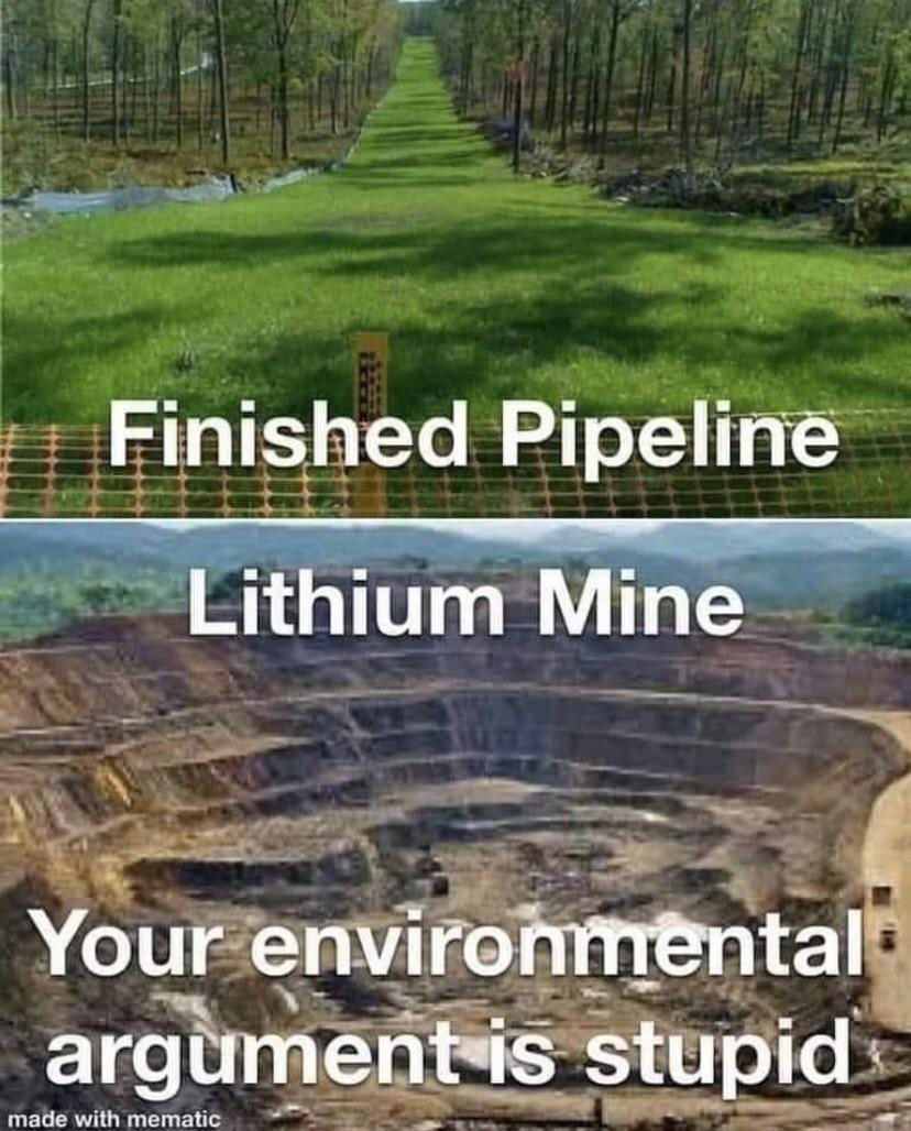 Democrats would have you believe that EV is way better for the environment. 🙄 Another left wing lie! #DemocratsLieAboutEverything