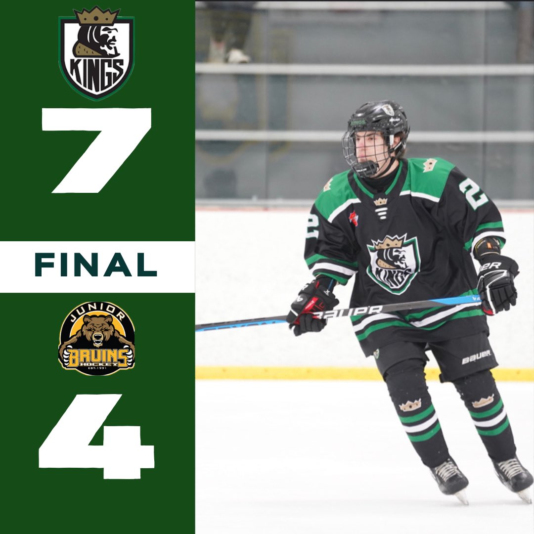 #NCDC scores 5 unanswered in the 3rd period and goes on to defeat the <a href="/juniorbruins/">Junior Bruins Hockey</a> 7-4!

<a href="/SalCerrato/">Sal Cerrato</a> 🚨🚨
@Jackhillier34 🚨🍏🍏
<a href="/FabrizioMazzar2/">Fabrizio Mazzarelli</a> 🍏🍏🍏
<a href="/kota_15_kota/">Kota Mura</a> 🚨🍏
Jenkinson 🍏🍏
<a href="/joseph_kramer11/">Joseph Kramer</a> 🚨
<a href="/JoeyMelo5/">Joey Melo</a> 🚨
<a href="/LoganGanz/">Logan Ganz</a> 🚨

Torgner picks up the win in relief!