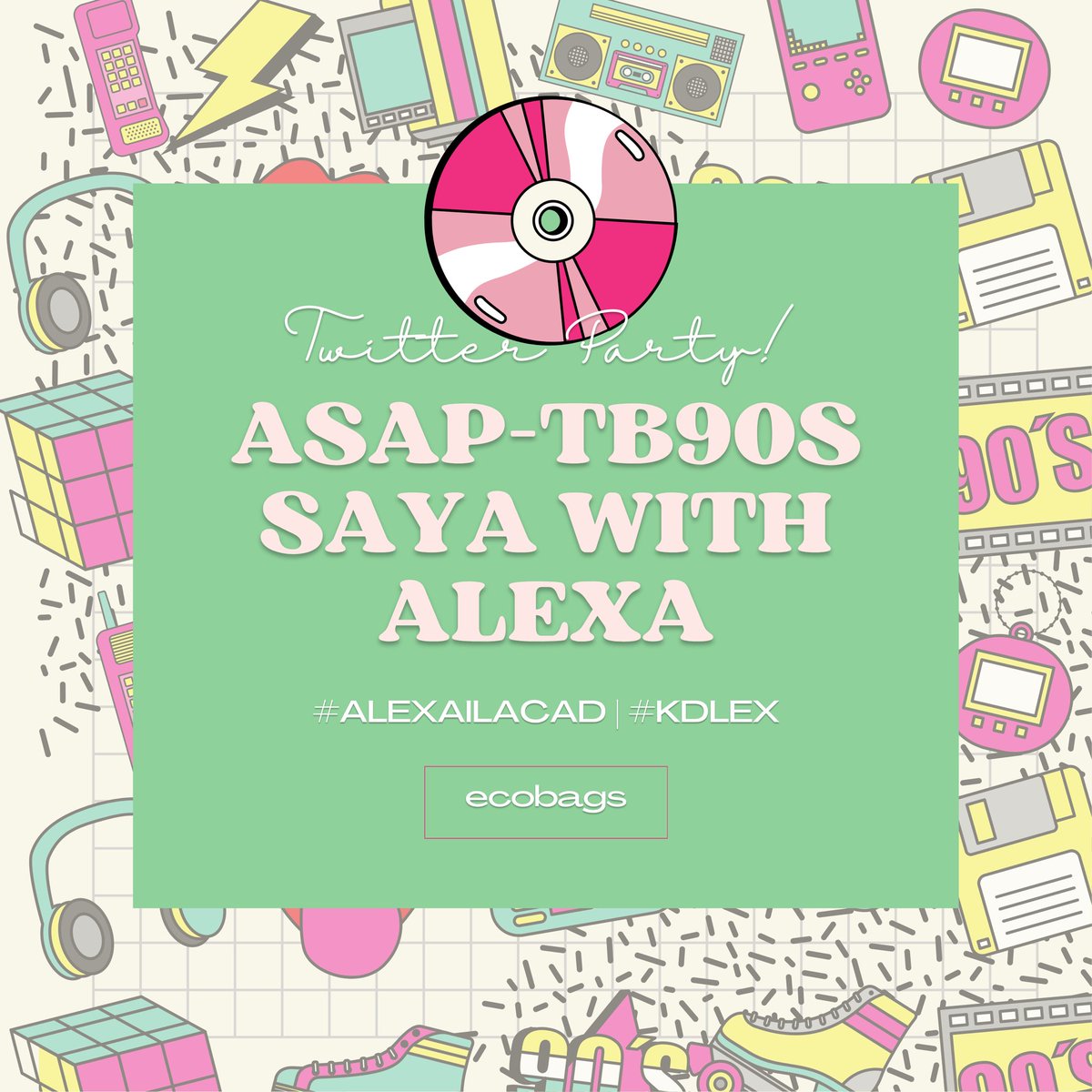 kdlexecobags_'s tweet photo. Twitter Party Starts Now!

Official Tagline:

ASAP-TB90s SAYA WITH ALEXA
#AlexaIlacad | #KDLex

-No Emojis
-No Double Tagging
-No Numbers
-Engage to big accounts
-Tweet w/photos, gifs &amp; vids
-RT, Requote &amp; Reply

Prioritize individual and fresh tweets please. Thank you! https://t.co/pcag5oZ7Oc