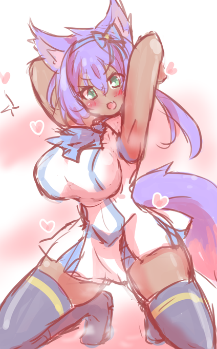 体調が悪いので元気を出せるようにルフユちゃんらくがき!!! 