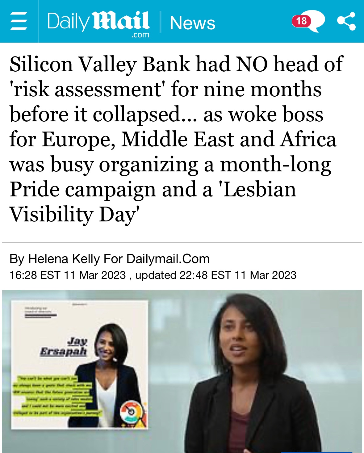 Marina Medvin 🇺🇸 on Twitter: "Based on how they operate, many woke businesses will follow the path of Silicon Valley Bank. https://t.co/KeqqCwDhBq" / Twitter