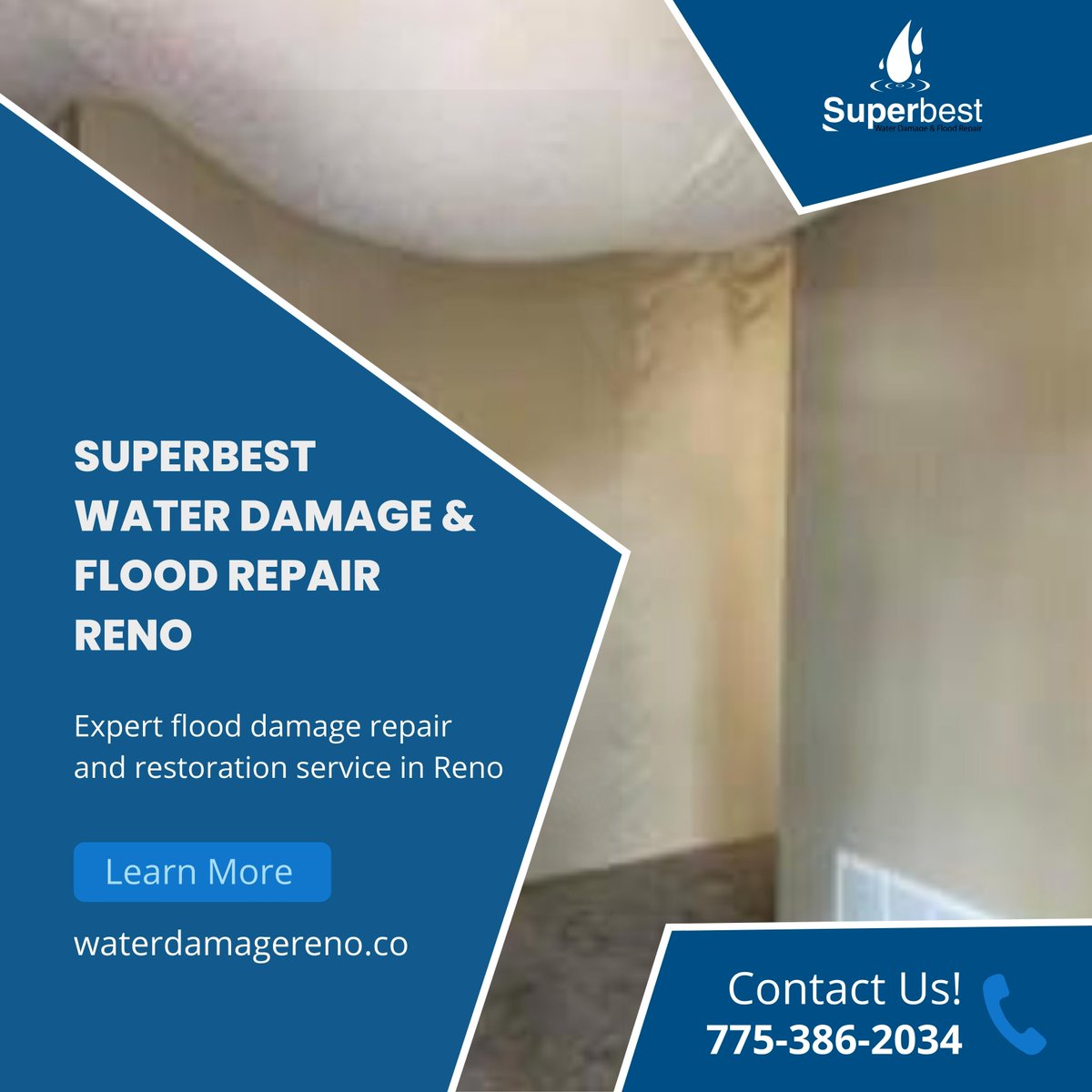 We don't just repair the damage; we rebuild and restore–because flood restoration is so much more than a temporary fix.

Call us: 775 386 2034
Visit us waterdamagereno.co
280 BRINKBY AVE Suite 205, RENO, NV 89509

#FloodRepair #RepairingHomes #GetHelpFast #RebuildingLives