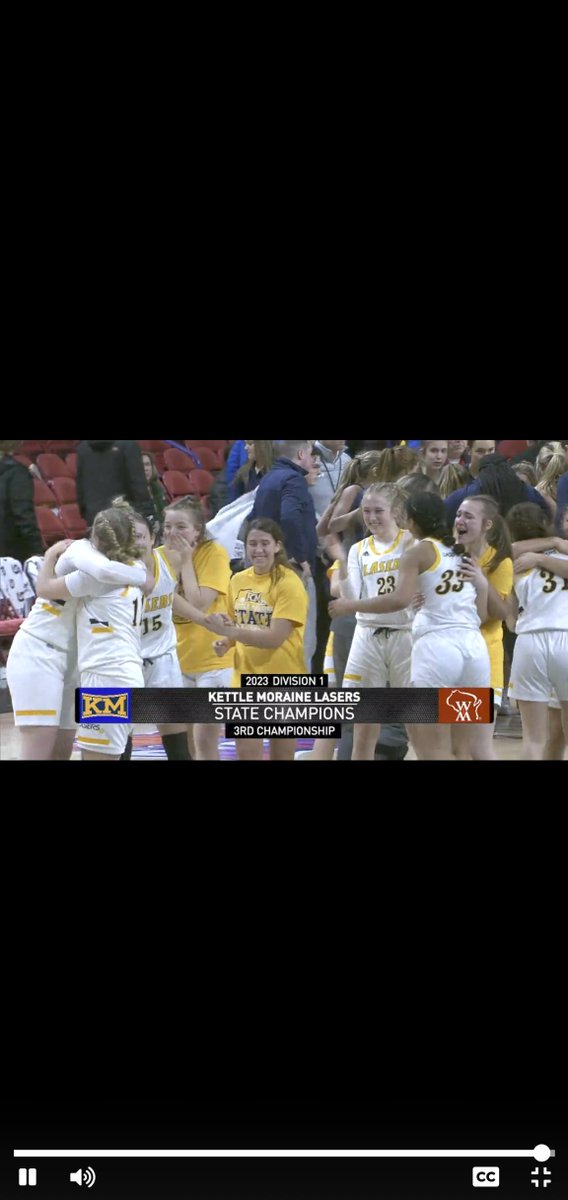 Congratulations girls hoops! Back-to-back! See you in advisory!#wiaagb