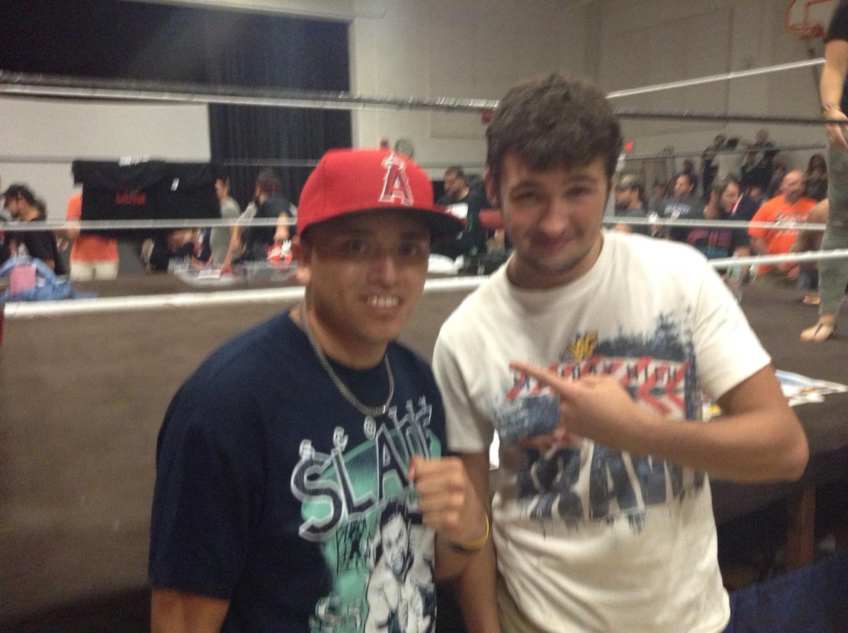 creatinjustin's tweet photo. A young @alternative_ag 

August 2013
#NerdsOfWrestling 
#CTWE https://t.co/JIB8nP70hi