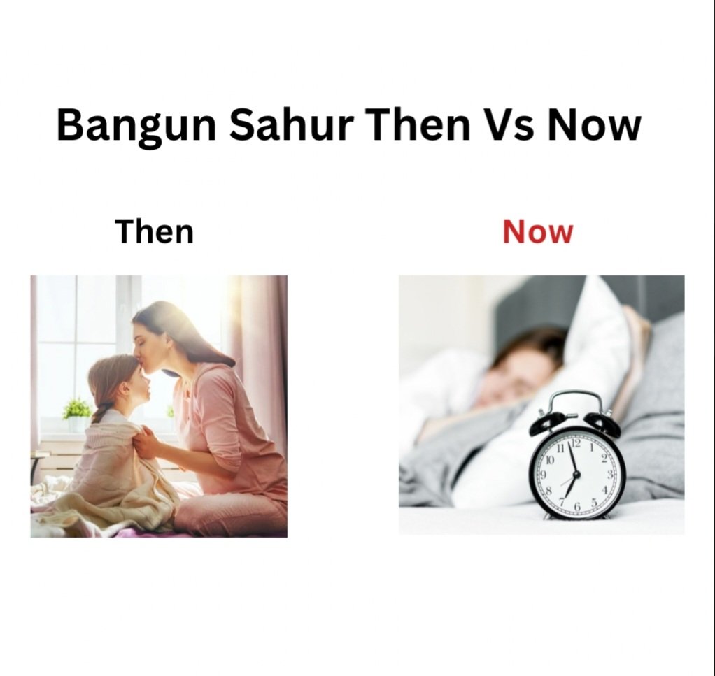 Dibangunin sahur ayang emang bikin senang
Tapi dibangungin sahur ibu, tetep nomer satu❤️