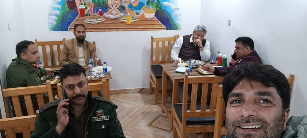 Amid of hectic schedule tried South Indian Cuisine at #Bhaderwah