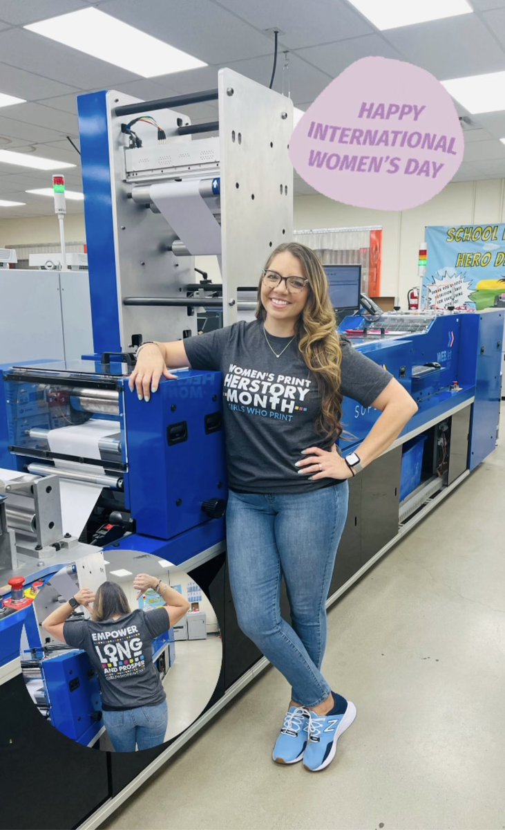 JusdPrint's tweet photo. Did you know that women represent 6% of the people in the print industry ? 
PROUD that JUSD has 3 women in the Reprographics department! 👏🏼👏🏼👏🏼 https://t.co/PMg09miZhv