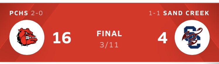 PCBBaseball's tweet photo. 2-0 #DOGS https://t.co/cf8ezSWoch