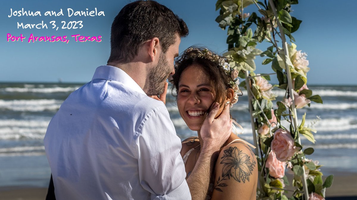 RouteThreeMedia's tweet photo. Congrats to Joshua and Daniela on their private beach wedding recently out in #PortAransas on the #Beach! Thank you for letting us help capture your very special day! We love you guys! https://t.co/zetGsXY4T2