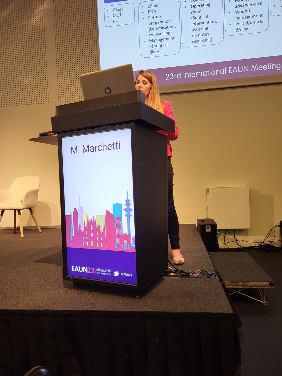 Delighted to have gotten the opportunity to promote the ever growing role of the #nursefirstassistant within #irishhealthcare system at #EAU2023 #EAUN23. Thank you @MartaEMarchetti  @AnnaMohammed16 @anasemedo1987. Well Done Lara Lagrado and @MartaEMarchetti.