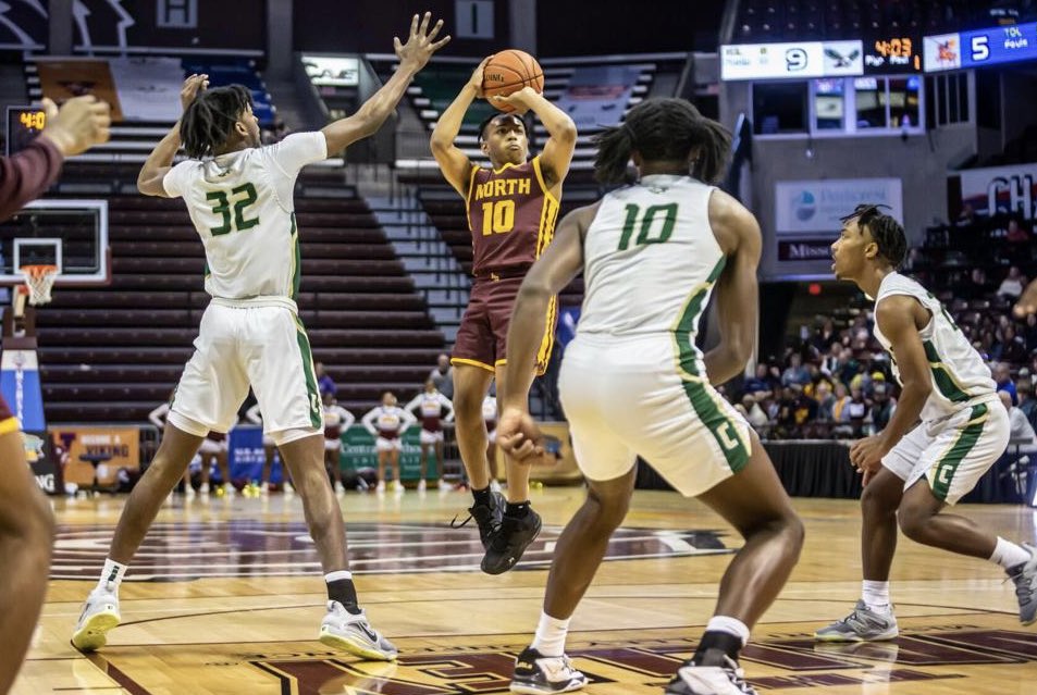 Lutheran North Basketball (@lhsnhoops) on Twitter photo The Crusaders close out the season as Missouri Class 3 Runner-Up with a 56-46 to New Madrid in the State Championship game. <a href="/BryceSpiller/">Bryce Spiller</a> 20pts & 5rbs, <a href="/IzyPrude/">Izy Prude</a> 11pts & 2asts, <a href="/_davell/">Davell Long</a> 6pts & 6asts, <a href="/CretterJameer/">Jameer Cretter</a> 3asts & 2stls. Way to fight to the finish! #TNT ๐ The Crusaders close out the season as Missouri Class 3 Runner-Up with a 56-46 to New Madrid in the State Championship game. <a href="/BryceSpiller/">Bryce Spiller</a> 20pts & 5rbs, <a href="/IzyPrude/">Izy Prude</a> 11pts & 2asts, <a href="/_davell/">Davell Long</a> 6pts & 6asts, <a href="/CretterJameer/">Jameer Cretter</a> 3asts & 2stls. Way to fight to the finish! #TNT ๐