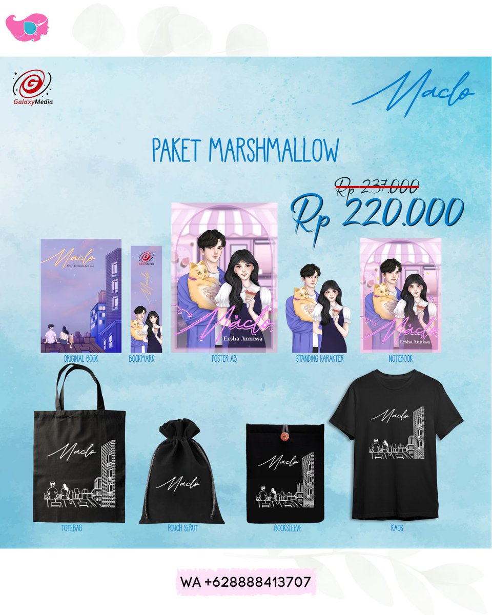❗Buruan Order❗

Novel #Maclo 

📚 Order : linktr.ee/Orderbukuwanita
💰 Payment :
❤️ BCA/BRI/Mandiri/BNI/Permata/JeniusBTPN
❤️ Gopay/OVO/Dana/LinkAja/ShopeePay
❤️ Alfamart
❤️ QRIS
❤️ COD
✈️ Worldwide Shipping  
<a href="/GalaxyPenerbit/">PenerbitGalaxy</a>